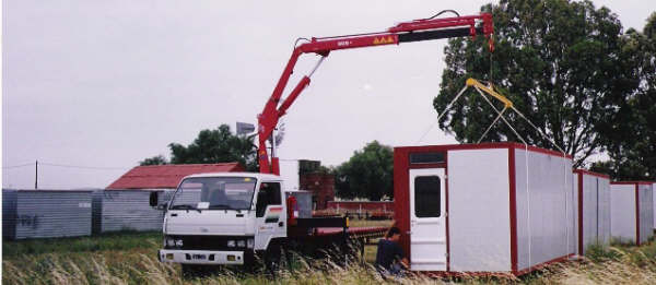 Camion Hyundai h250 con Hidrogrua Amco Weba italiana